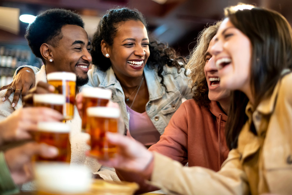 Pub à l'ambiance chaleureuse